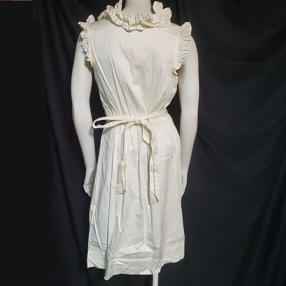 Max & Cleo White Dress with Ruffles (12) - Picture 6 of 9